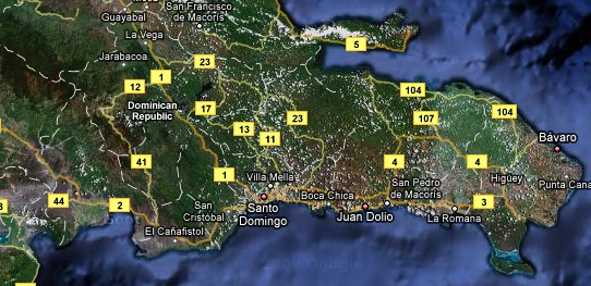 Google Maps adds some roads to Casa de Campo and all of the Dominican Republic  Casa de Campo 