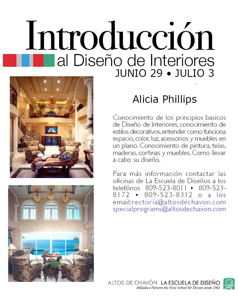 Introduction To Interior Design At The Altos De Chavon