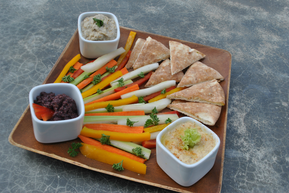 Crudite Spring Dishes in Fresh Fresh