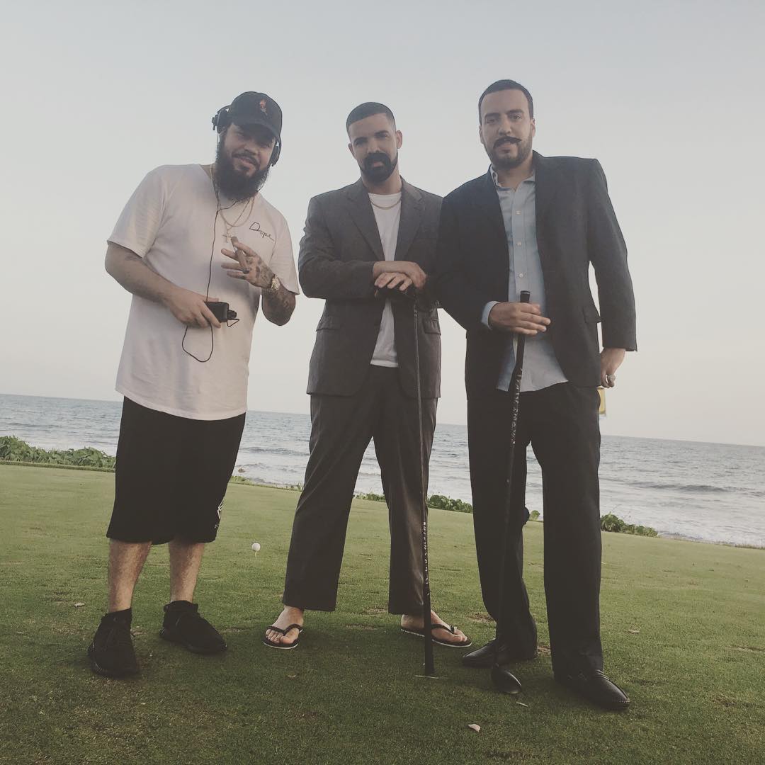 Carlos Suarez, Drake and French Montana on the Teeth of the Dog