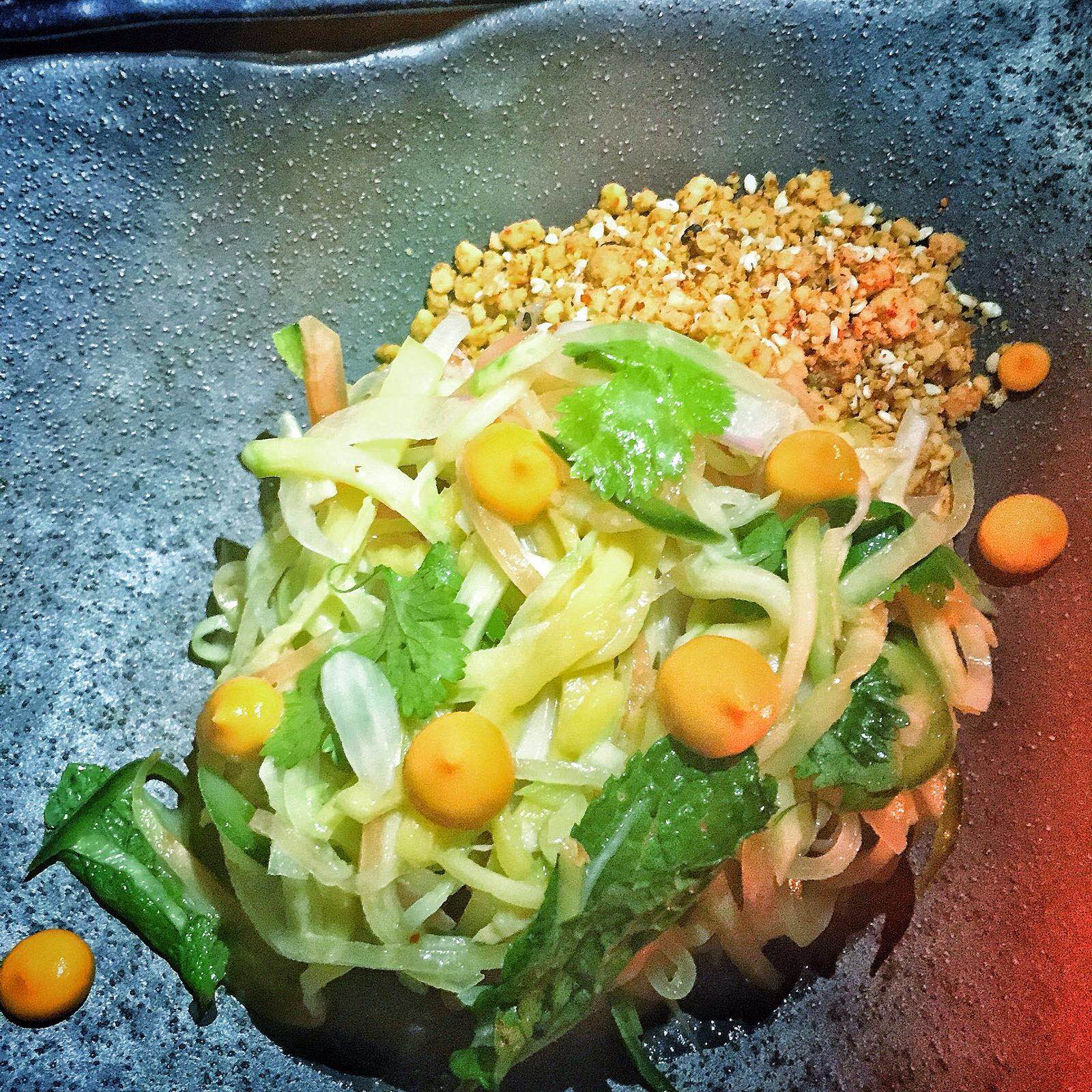 Flavors of the World Miami Brad Kilgore Rock Shrimp Lard Salad