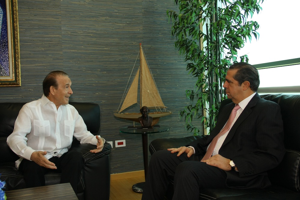 Claudio Silvestri and Francisco Javier García. Picture from puertoplatahabla.com