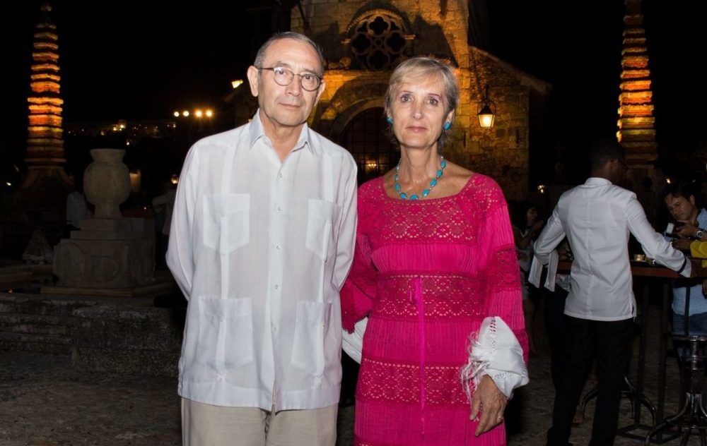 Ambassador Carlos Tirado and Maite Fernández